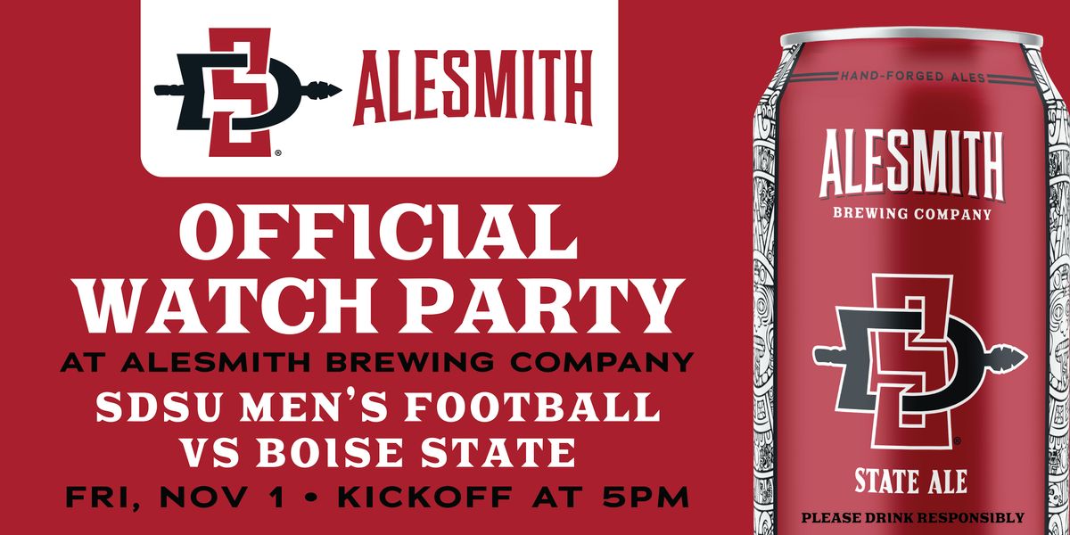 San Diego State Aztec Men's Football Watch Party at AleSmith