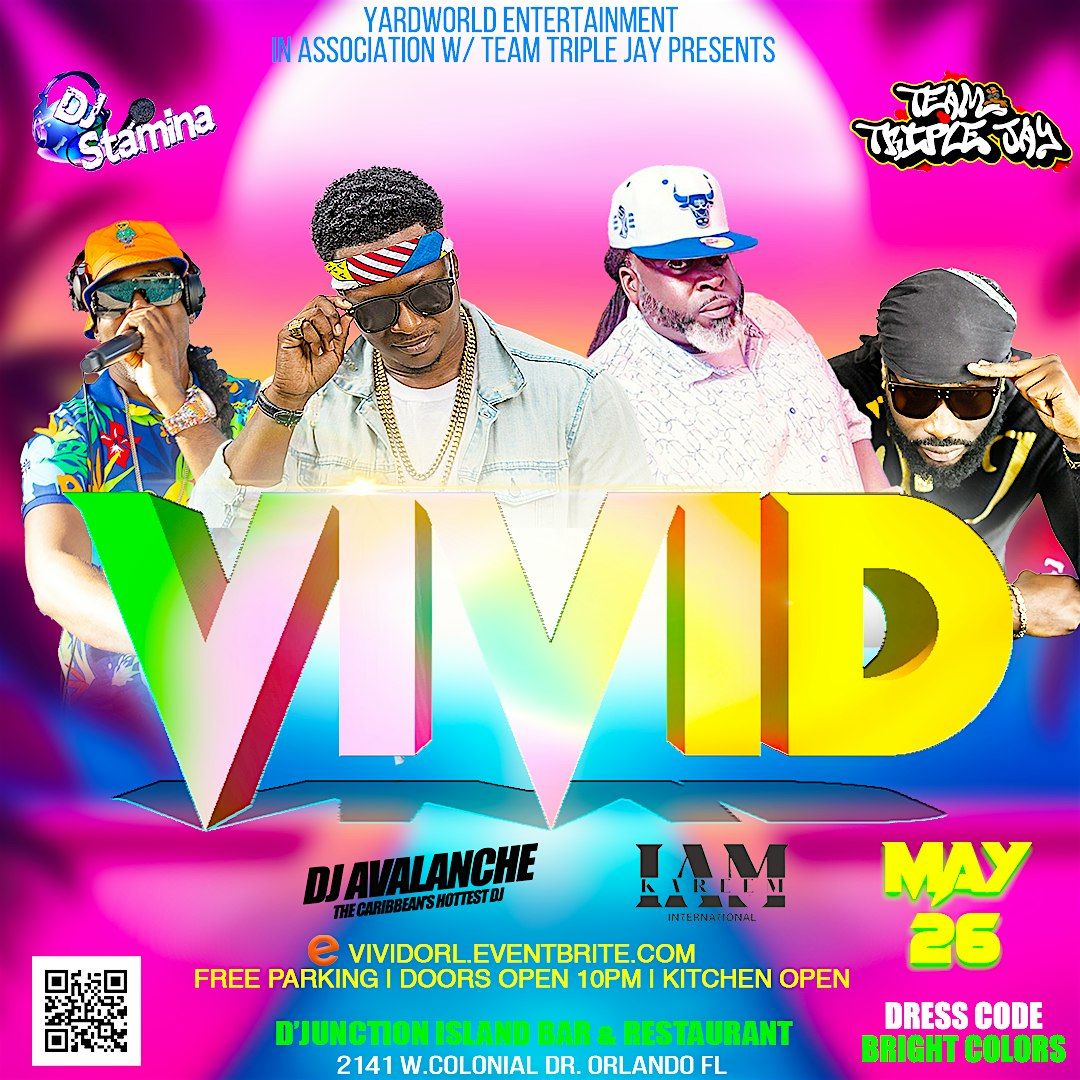 "VIVID" The Ultimate Bright Color Party (Orlando Carnival Sunday)
