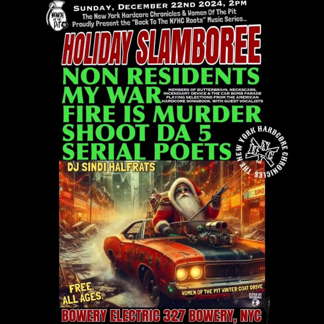 Holiday Slamboree @The Bowery Electric NYC \u2606ALL AGES\u2606