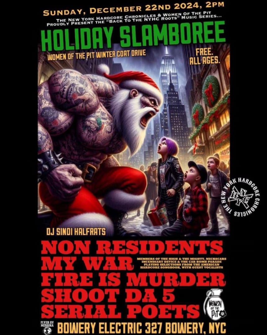 Holiday Slamboree @The Bowery Electric NYC \u2606ALL AGES\u2606