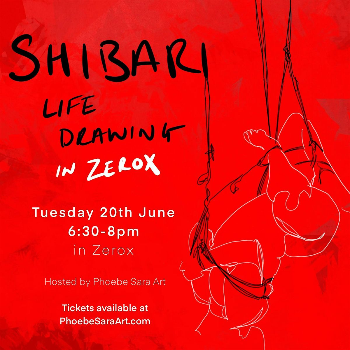 Shibari Life Drawing  at Zerox, Newcastle Quayside. Tuesday 23rd April