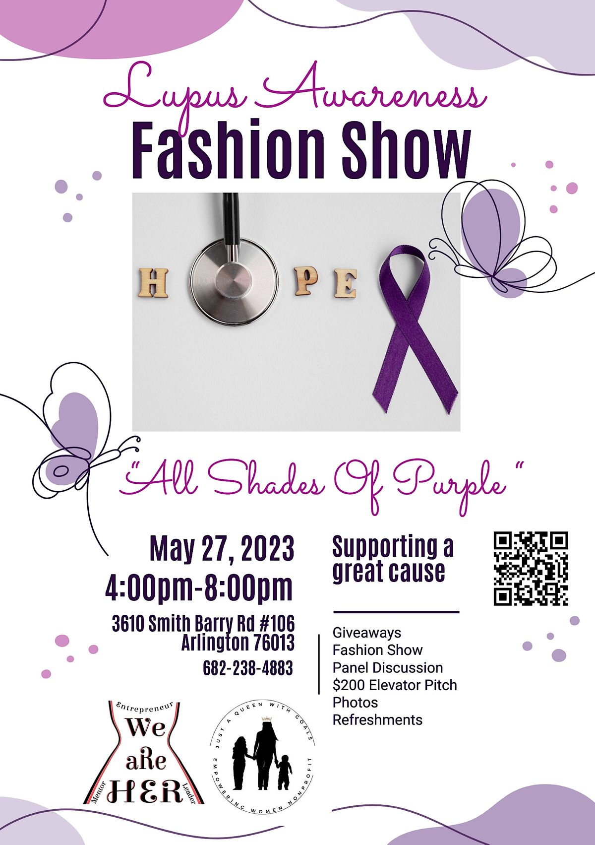 Lupus Awareness Fashion Show \u201cAll Shades Of Purple\u201d