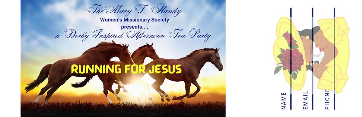 RUNNING for JESUS ~ a Derby Inspired Afternoon Tea Party