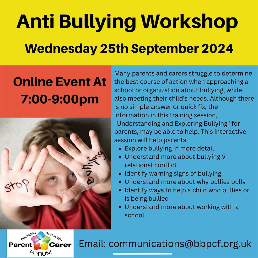 Anti Bullying Workshop