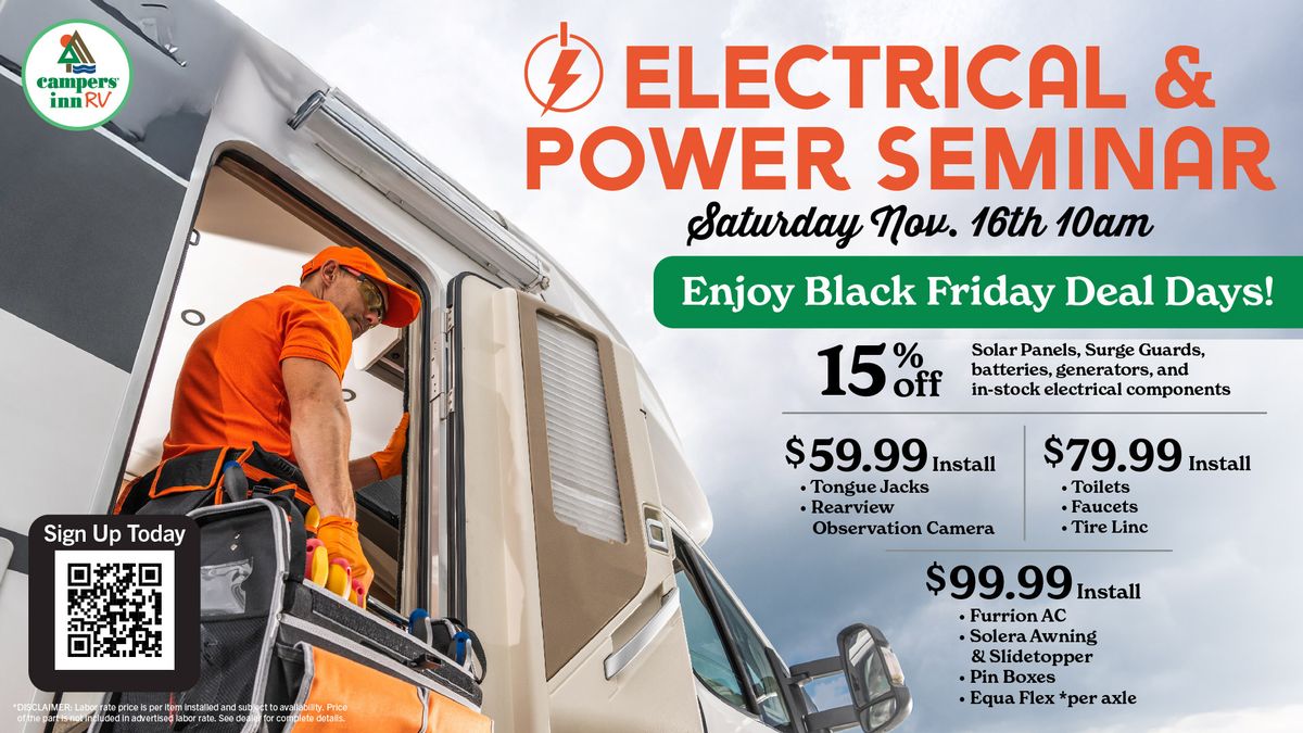 Electrical and RV Power Seminar