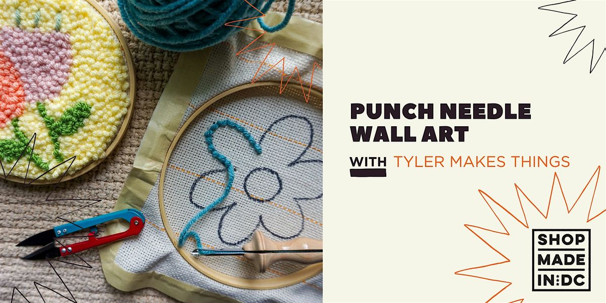 Punch Needle Wall Art w\/Tyler Makes Things