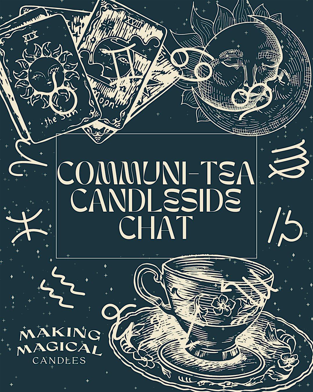 Communi-Tea Candleside Chat: Candlelit Spiritual Gathering for Women