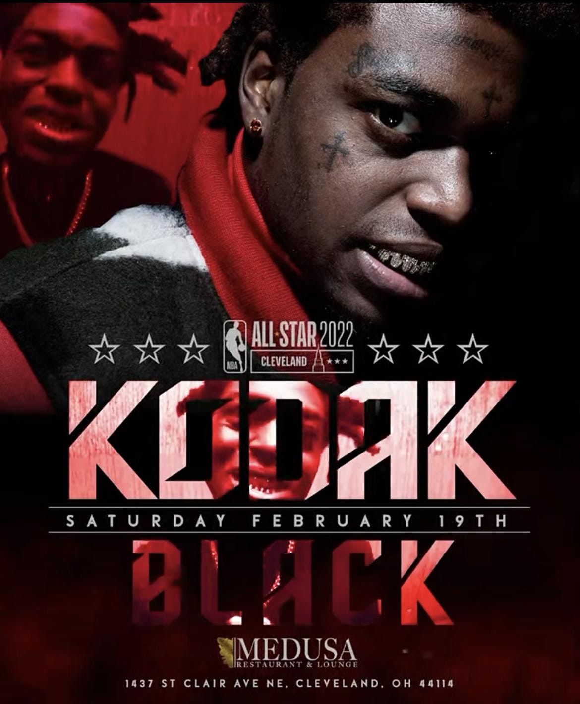 Kodak Black at Medusa Restaurant and Lounge Cleveland, Medusa