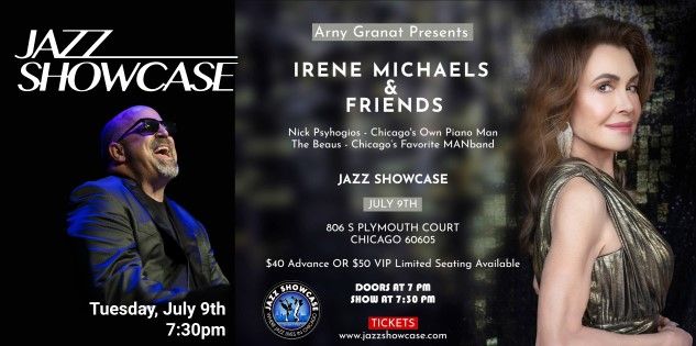Irene Michaels & Friends with Nick Psyhogios at JAZZ SHOWCASE