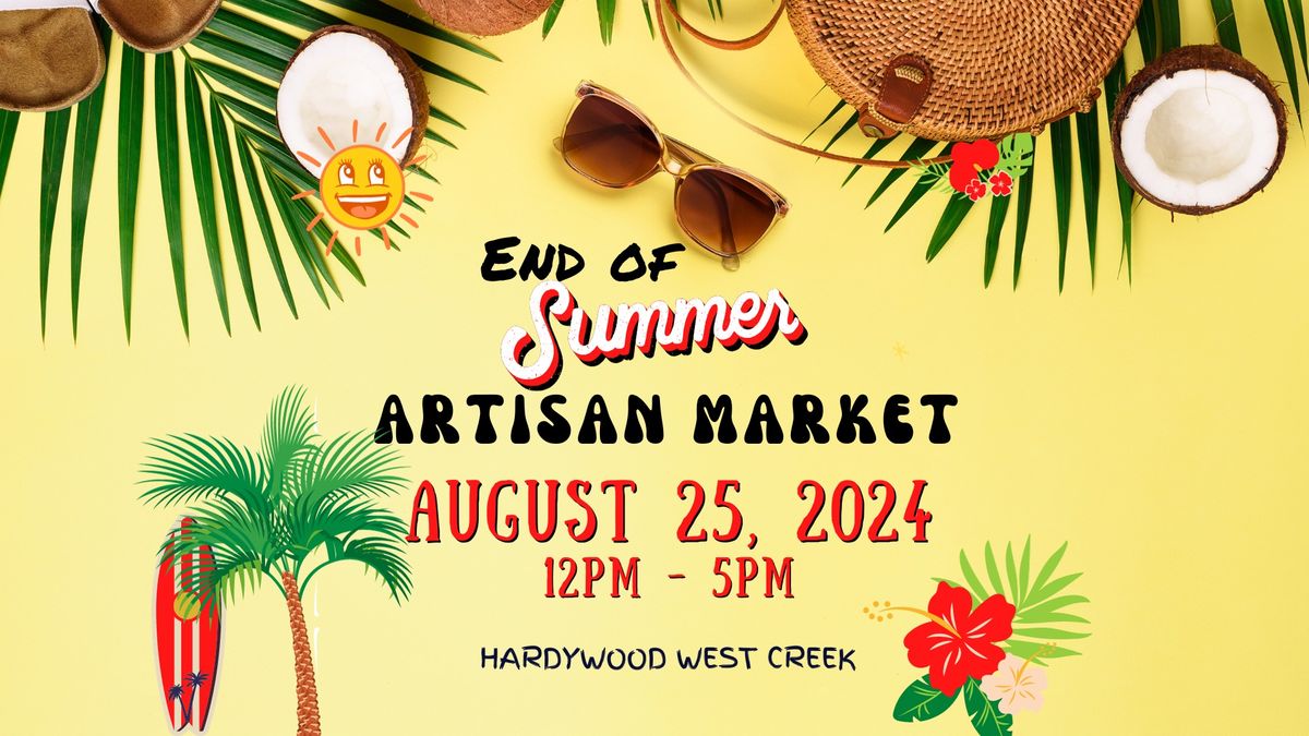 End of Summer Artisan Market at Hardywood West Creek