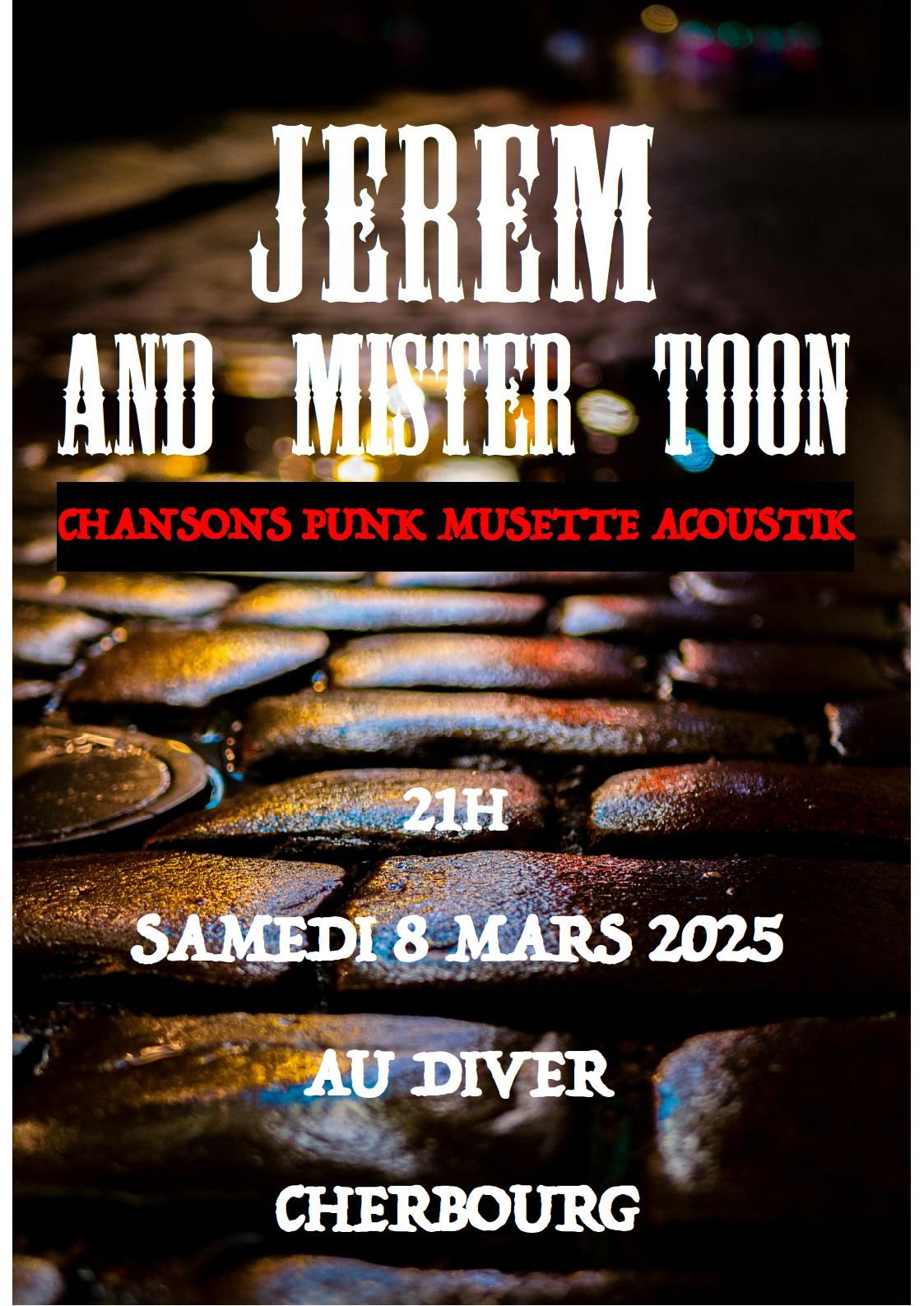 Concert Jerem and Mister Toon au Diver