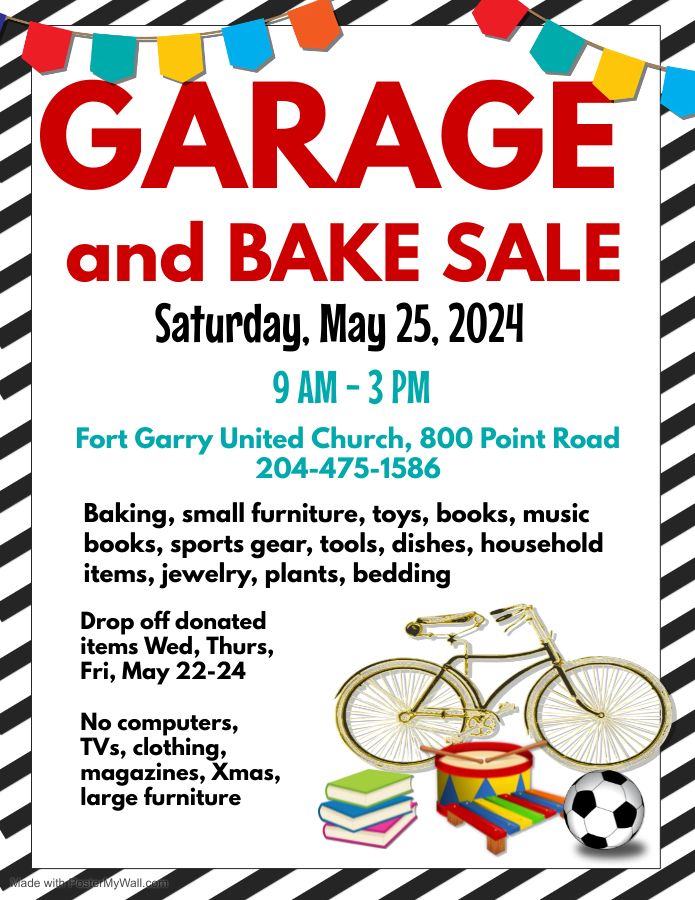 Garage Sale Fort Garry United Church