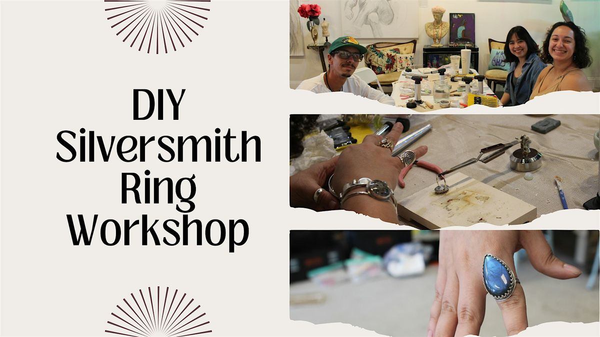 DIY Silversmith Ring Making Workshop - All Skill Levels Welcome!