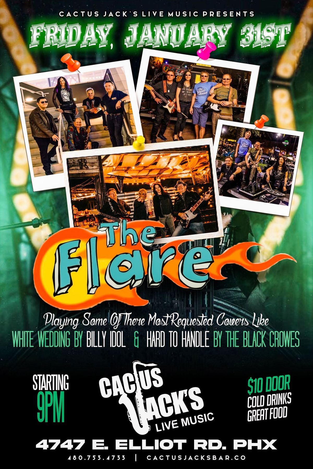 \u2b50\ufe0fThe Flare is coming to Cactus Jack's!