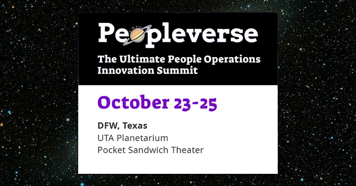 Peopleverse: The Ultimate Interactive People Operations Innovation Summit