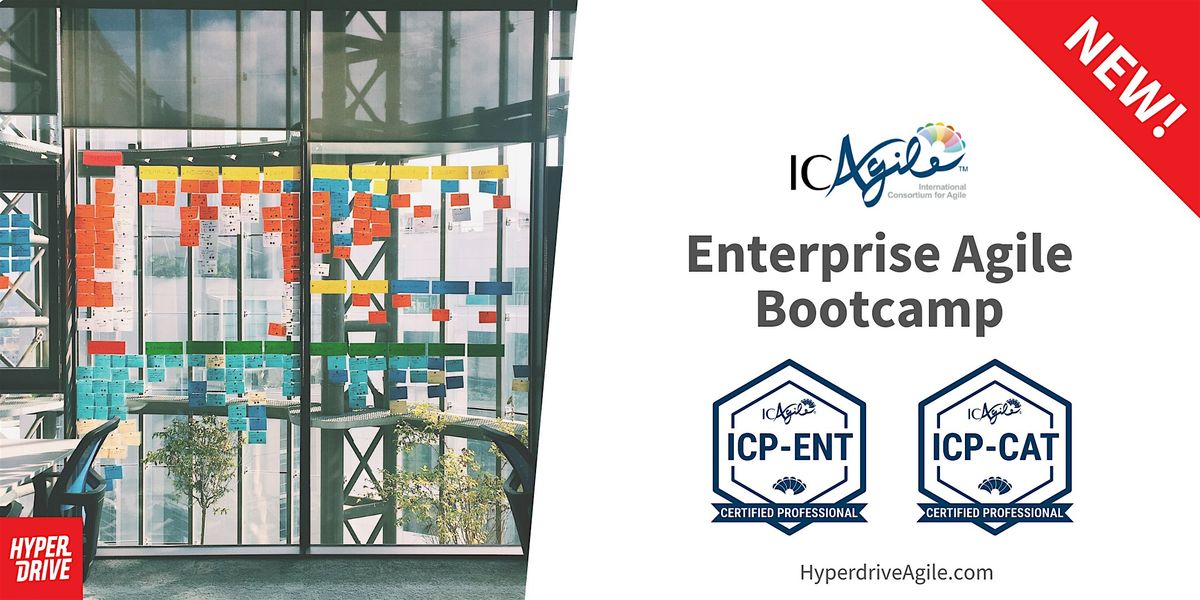 Enterprise Coaching for Agility Bootcamp (ICP-ENT\/CAT) Live-Online Course