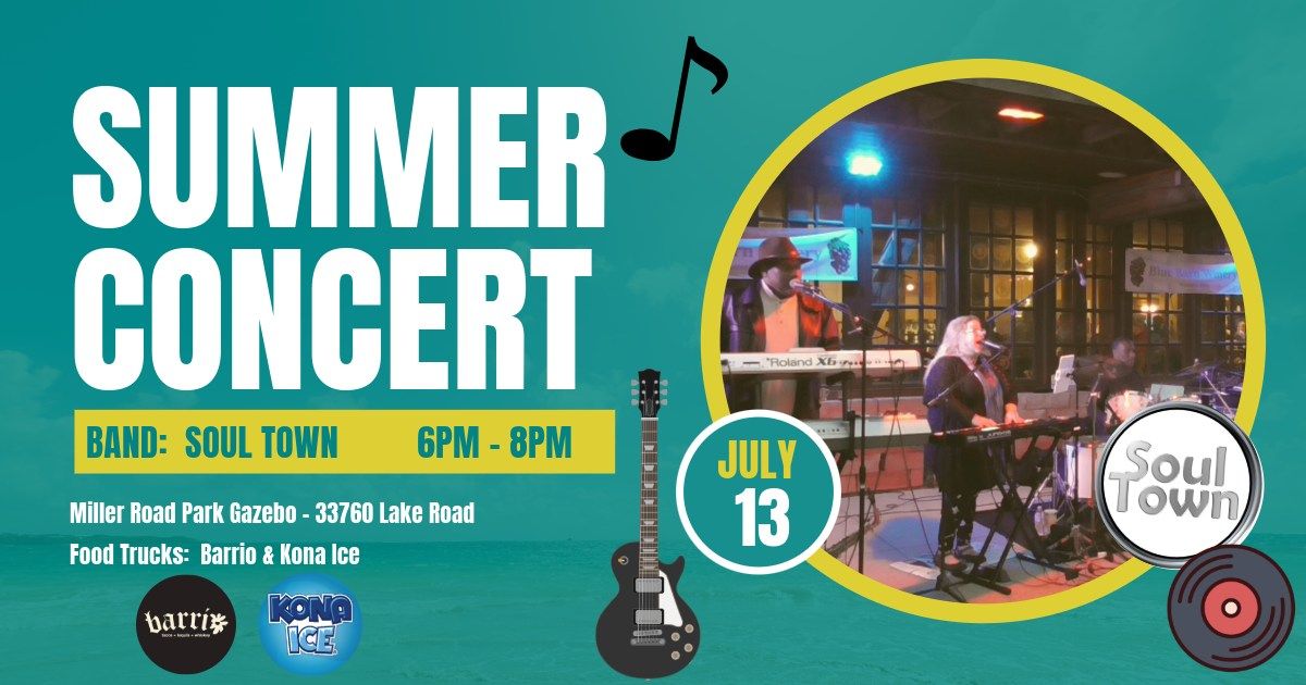 Avon Lake Summer Concert Series - Soul Town