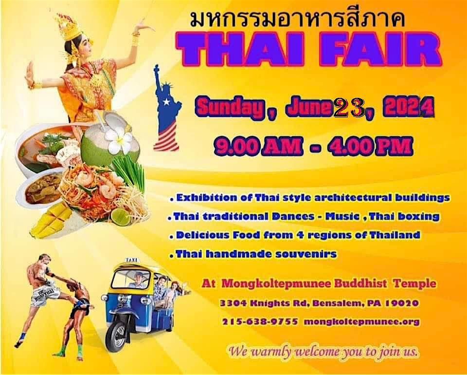 Thai Culture \/Thai Dance\/ Thai Music \/Thai FoodFree admission , free park