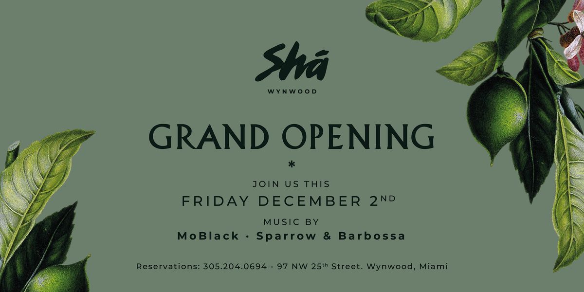 MoBlack / Sparrow and Barbossa (Sha Wynwood Grand Opening), Sha, Miami ...