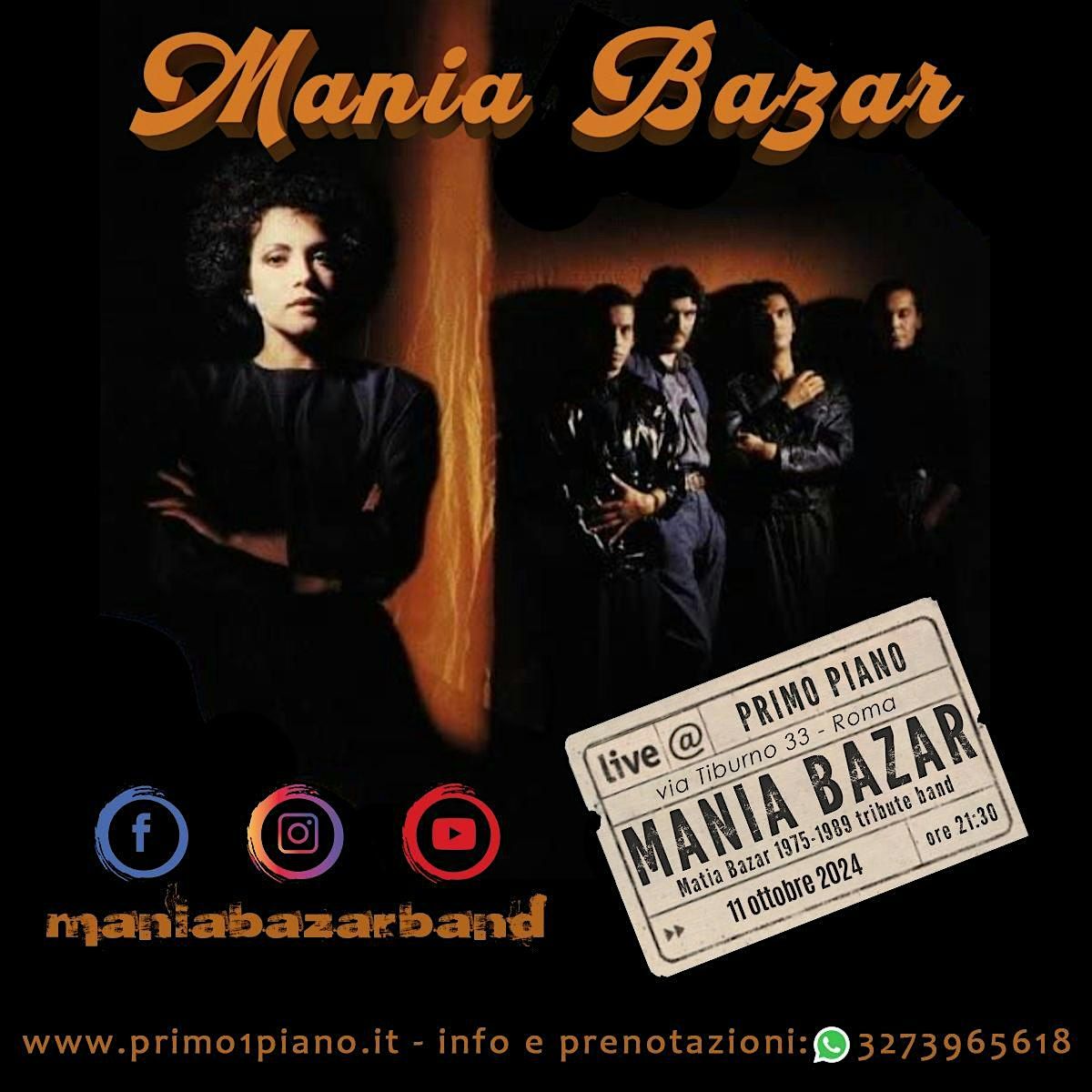 Mania Bazar - concerto Live