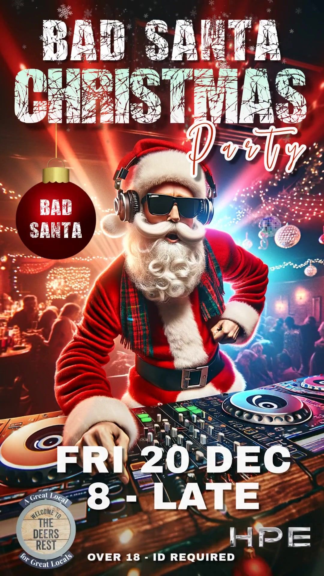 Bad Santa Christmas Paarty