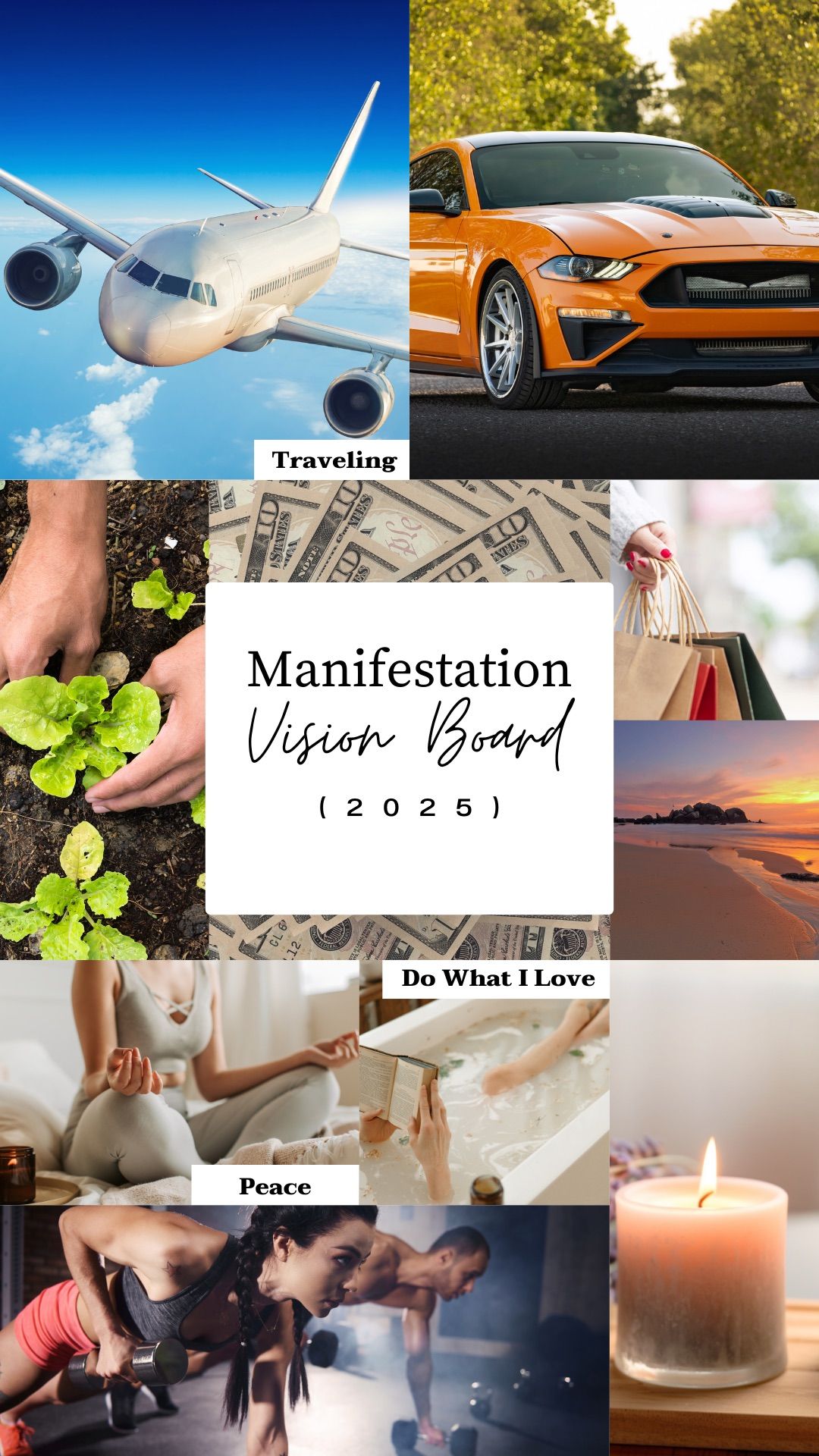 Manifestation Vision Board Workshop - 2025