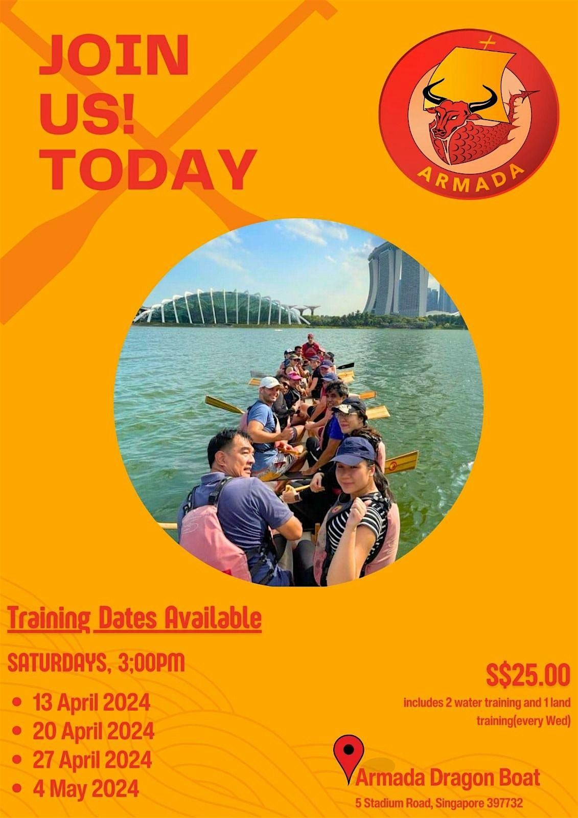 Armada Dragon boat try out