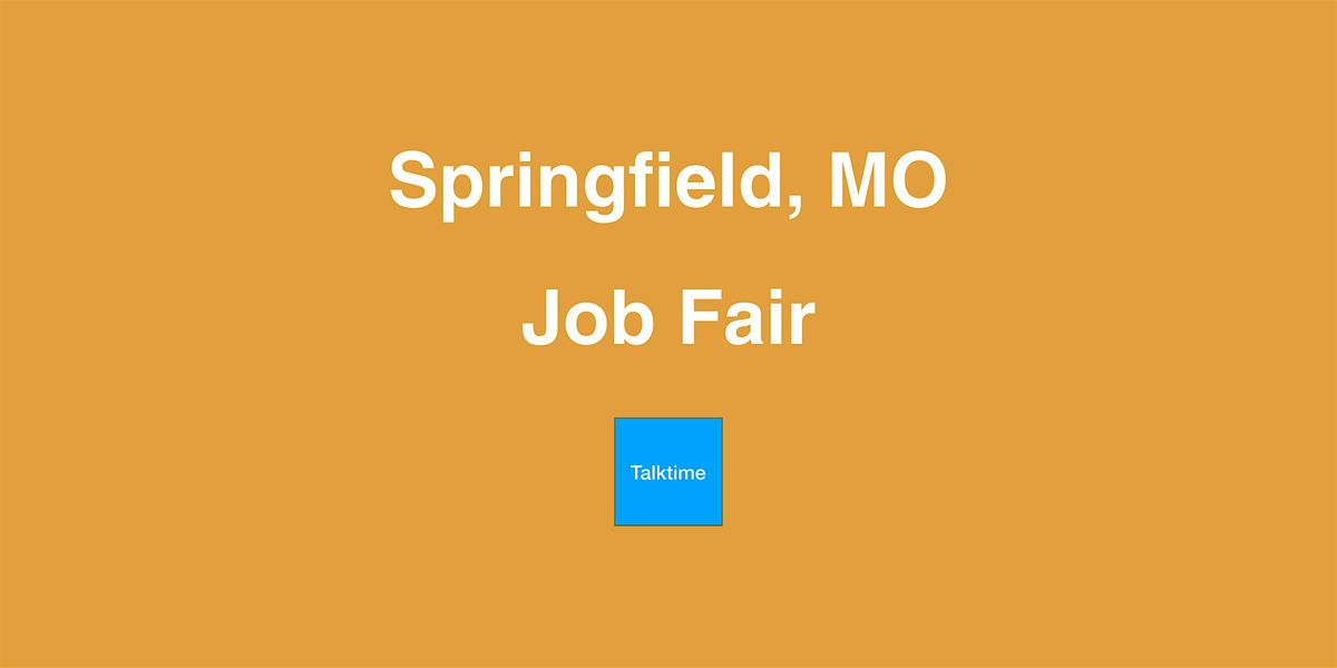 Job Fair - Springfield