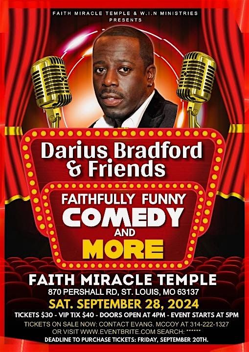 Faithfully Funny with Darius Bradford & Friends