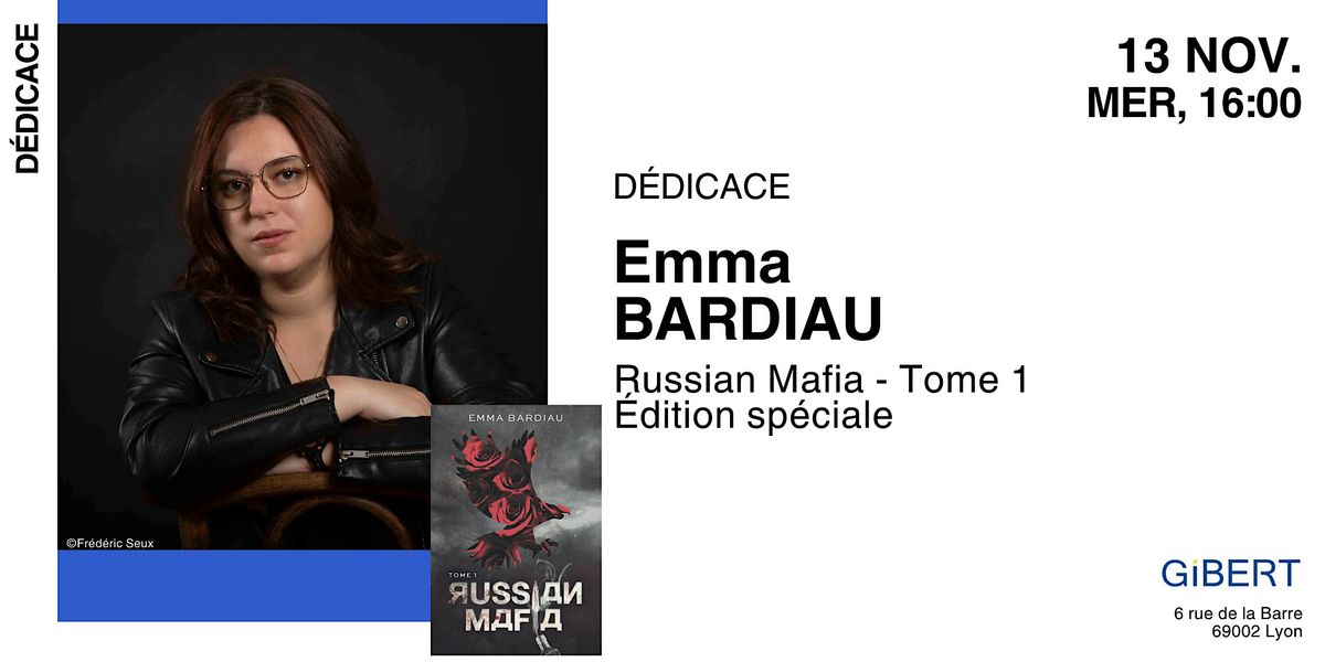 GIBERT d\u00e9dicace : Emma Bardiau