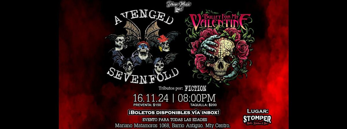 Tributo a Avenged Sevenfold & Bullet For My Valentine por Fiction