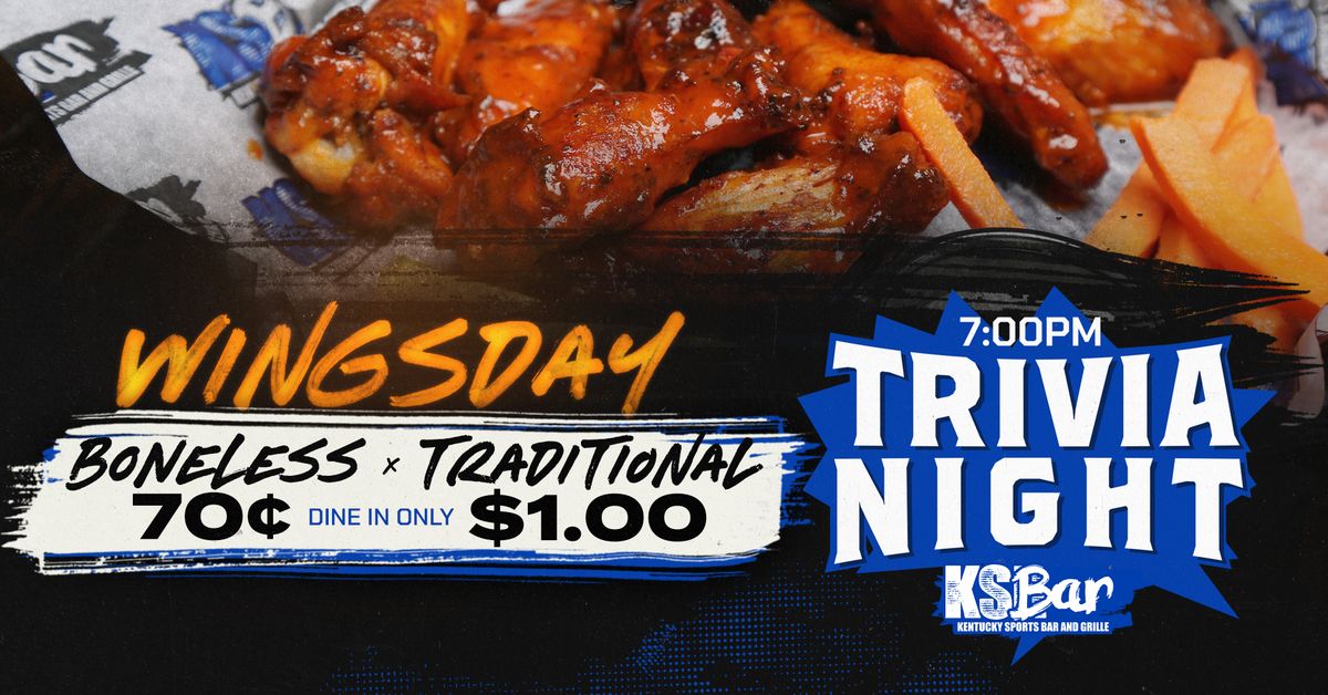 WINGSDAY + Live Team Trivia