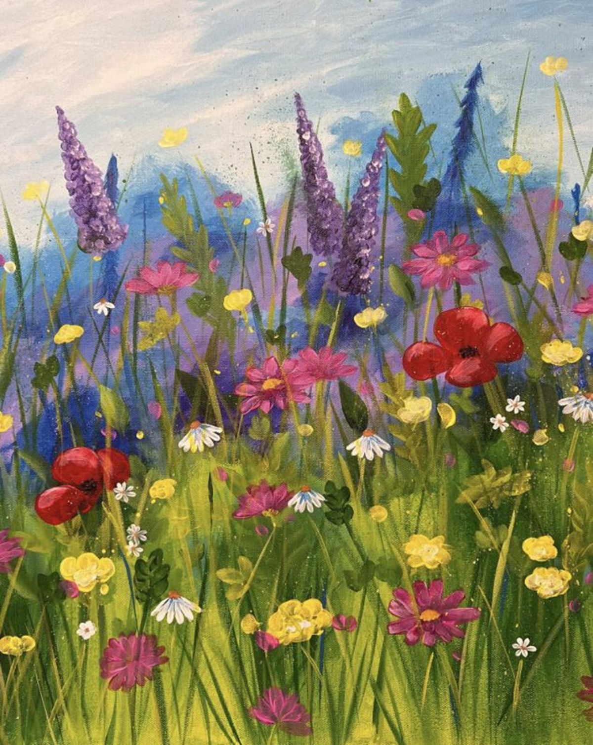 Join Brush Party to paint "Summer of Love" - Witney