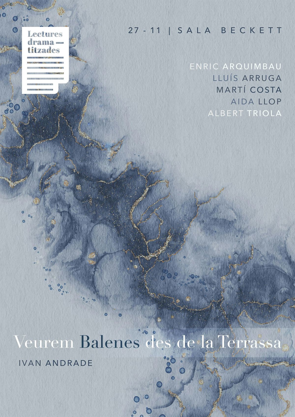 Lectura Dramatitzada - 'Veurem Balenes des de la Terrassa' d'Ivan Andrade