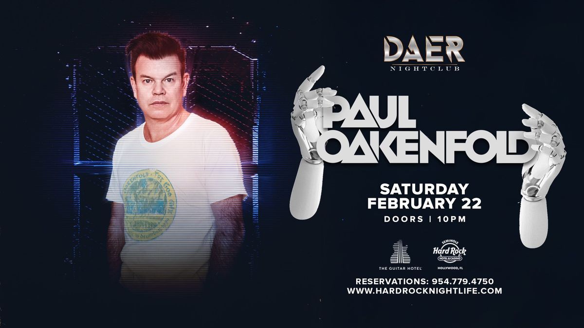 Paul Oakenfold | DAER Nightclub