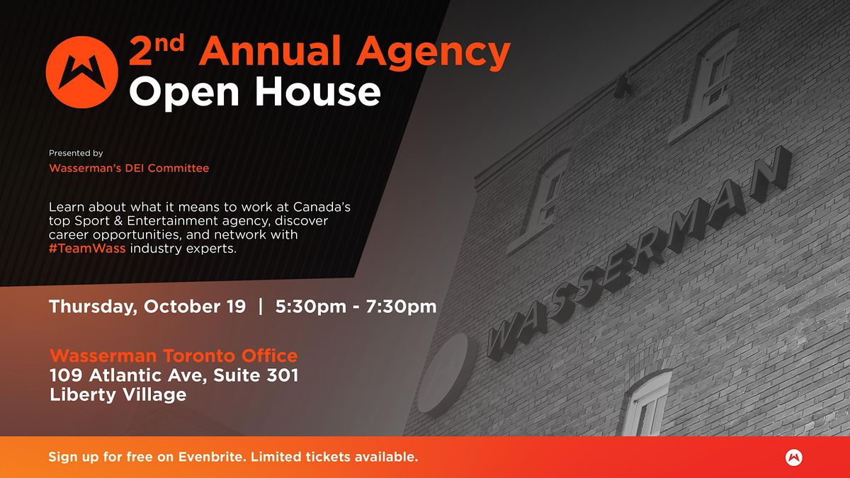 Agency Open House Presented by Wasserman