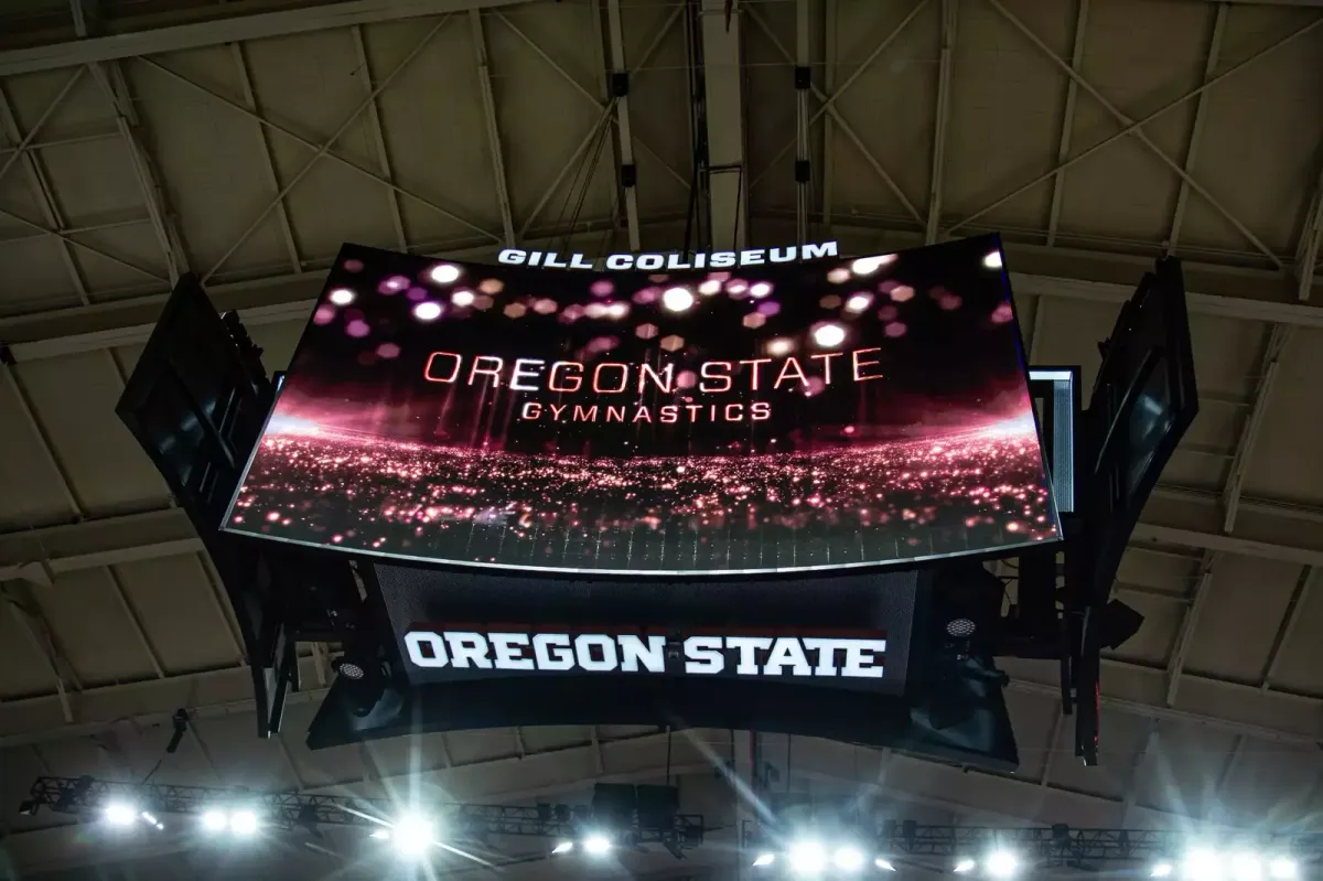 Air Force Falcons at Oregon State Beavers Womens Gymnastics