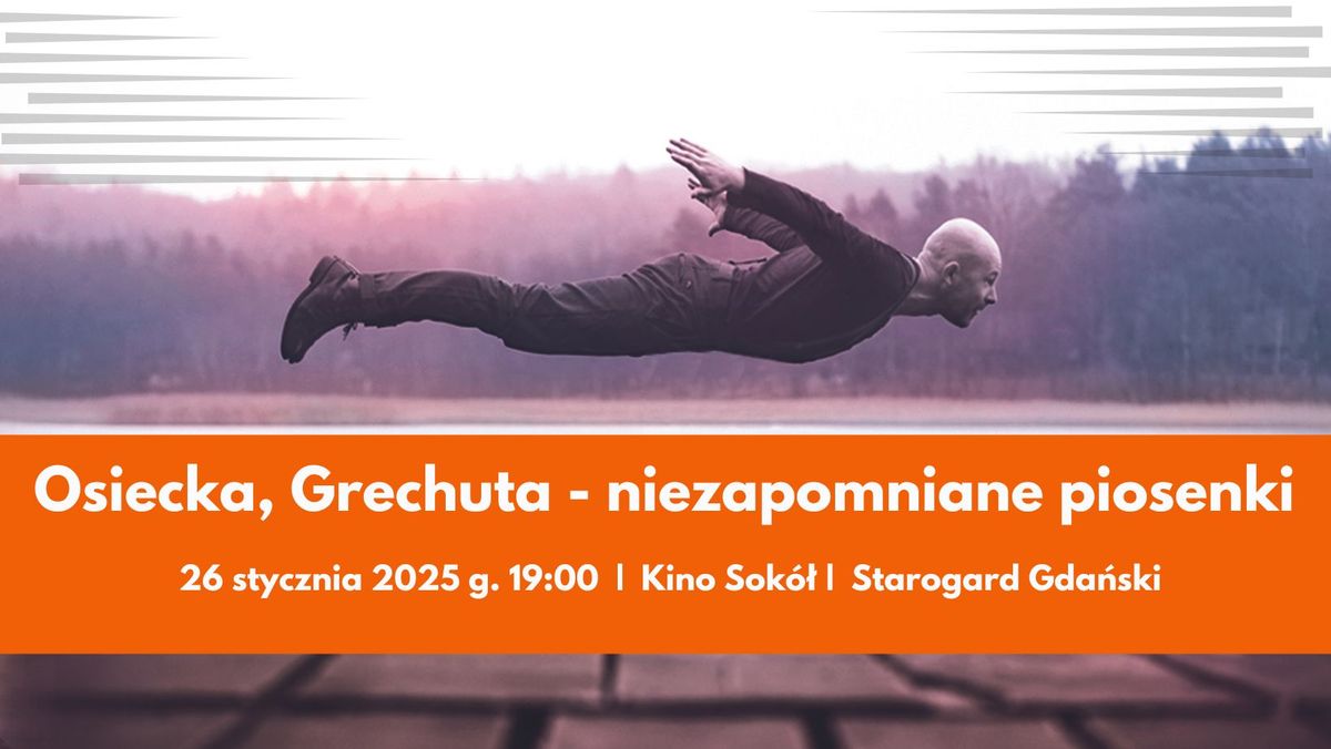 Osiecka, Grechuta - niezapomniane piosenki | Tomasz Ste\u0144czyk z zespo\u0142em | 26.01.2025 | Starogard Gd.