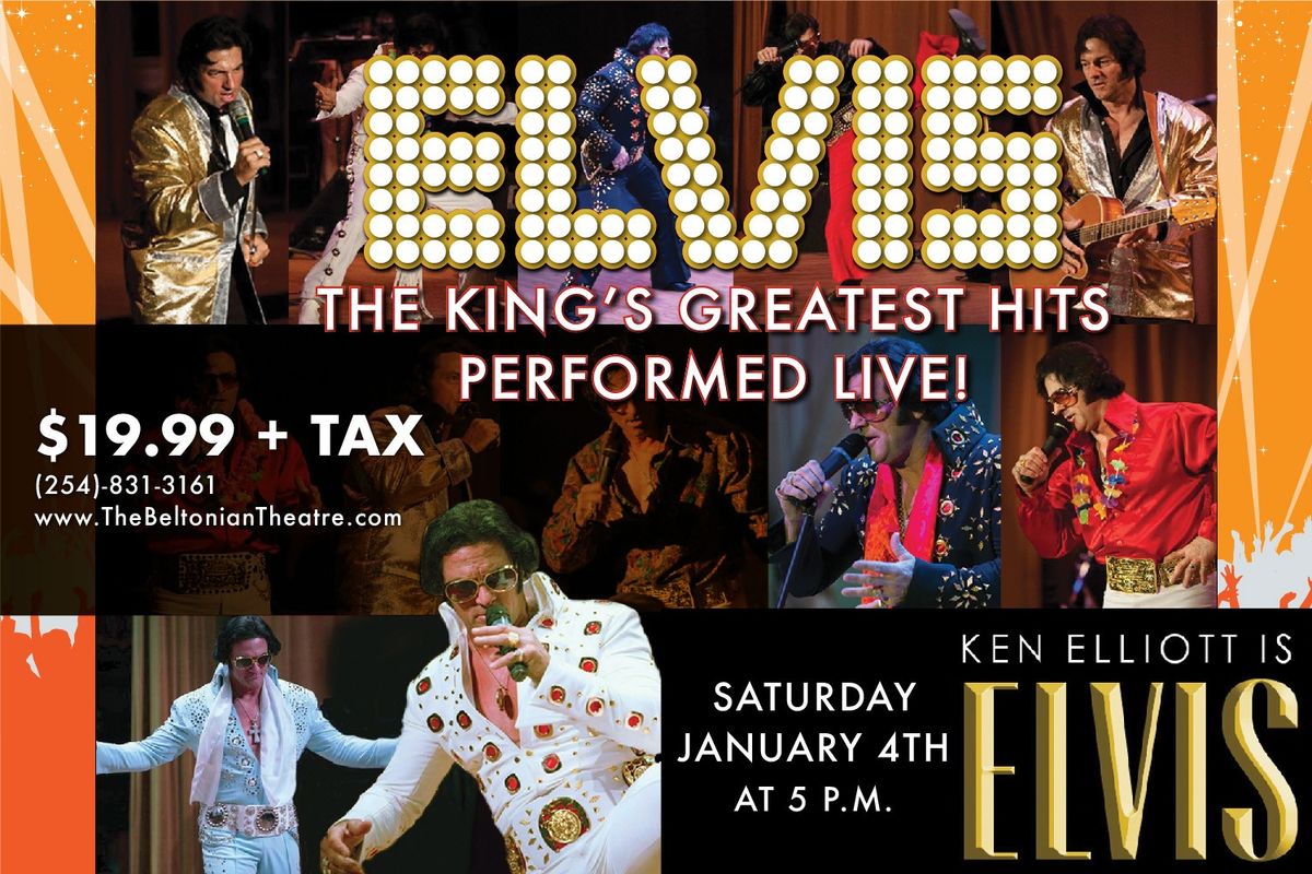 Ken Elliot as Elvis in Concert at The Beltonian