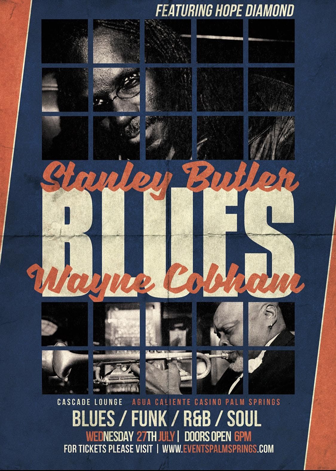 Stanley Butler and Wayne Cobham Blues, Agua Caliente Casino Palm ...