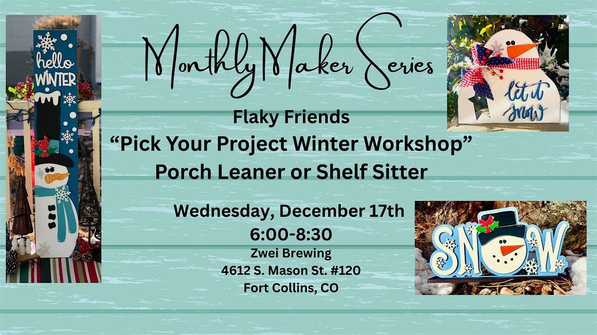 Flaky Friends Winter Craft Workshop