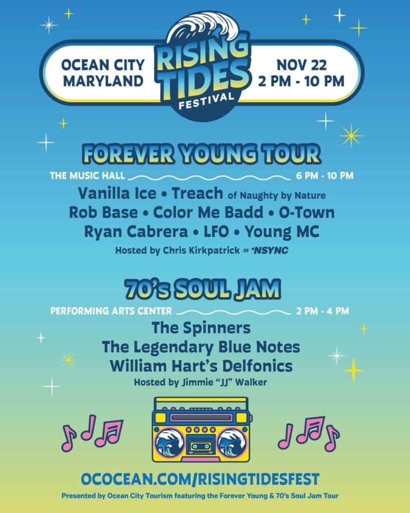 Rising Tides Festival - The Forever Young Tour at Ocean City Convention Center