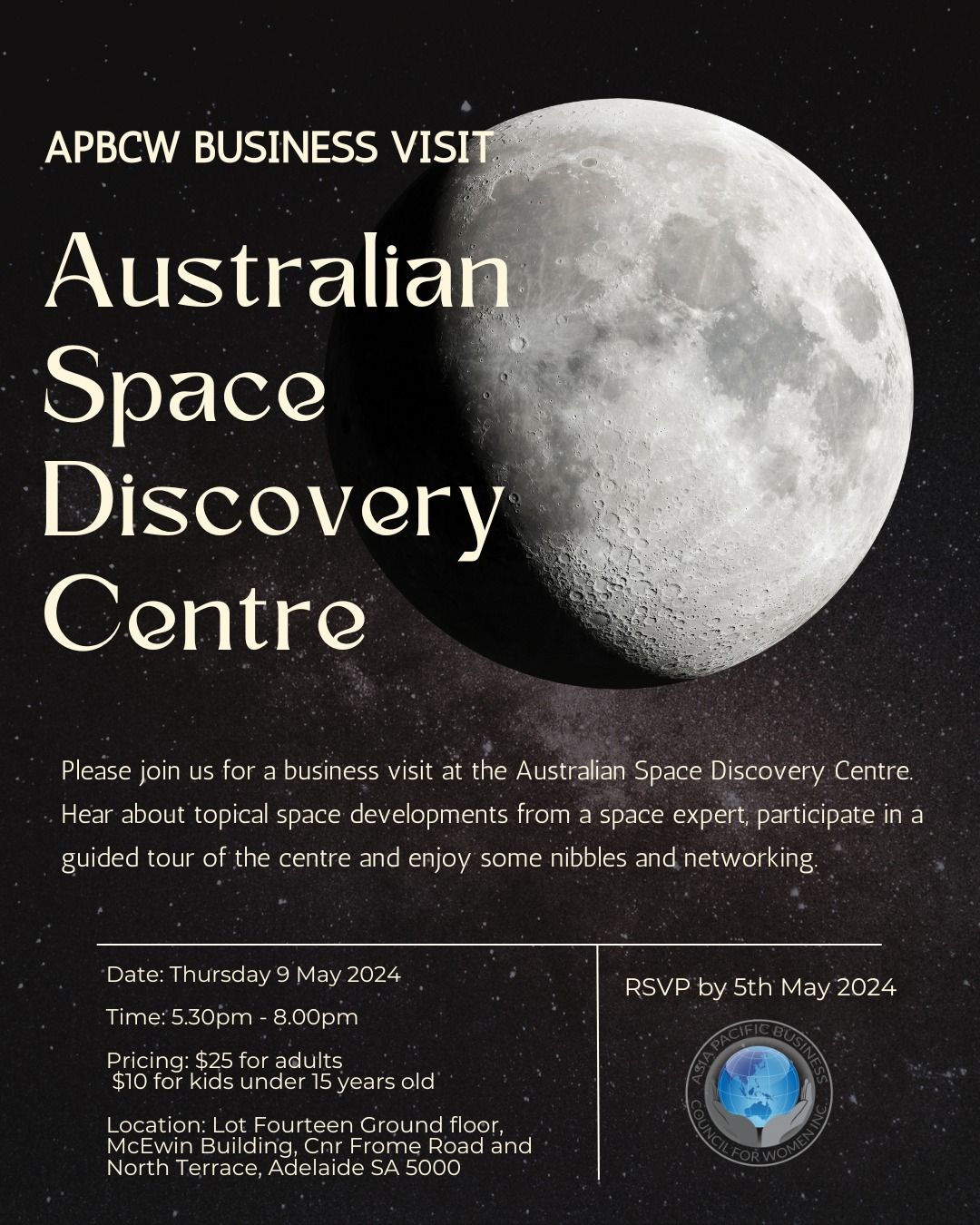 APBCW Business Visit - Australian Space Discovery Centre