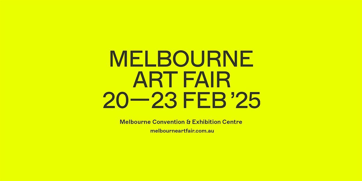 Melbourne Art Fair 2025