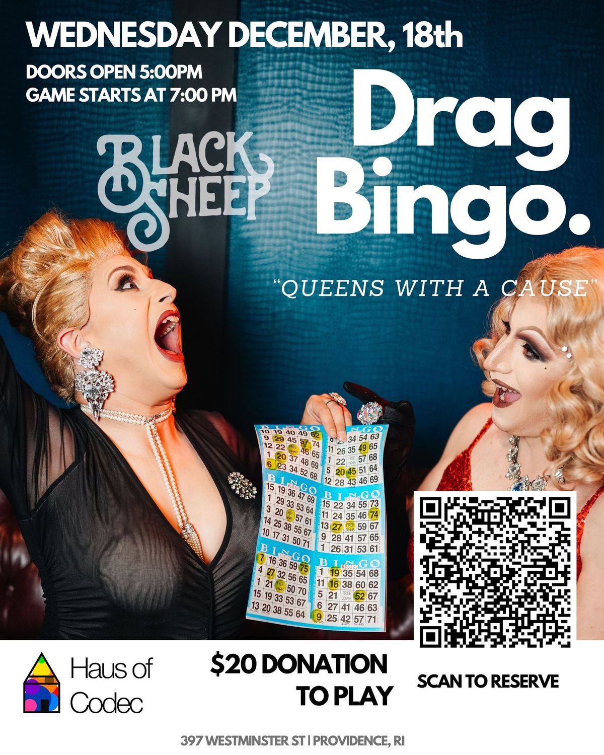 Drag Bingo : Haus of Codec