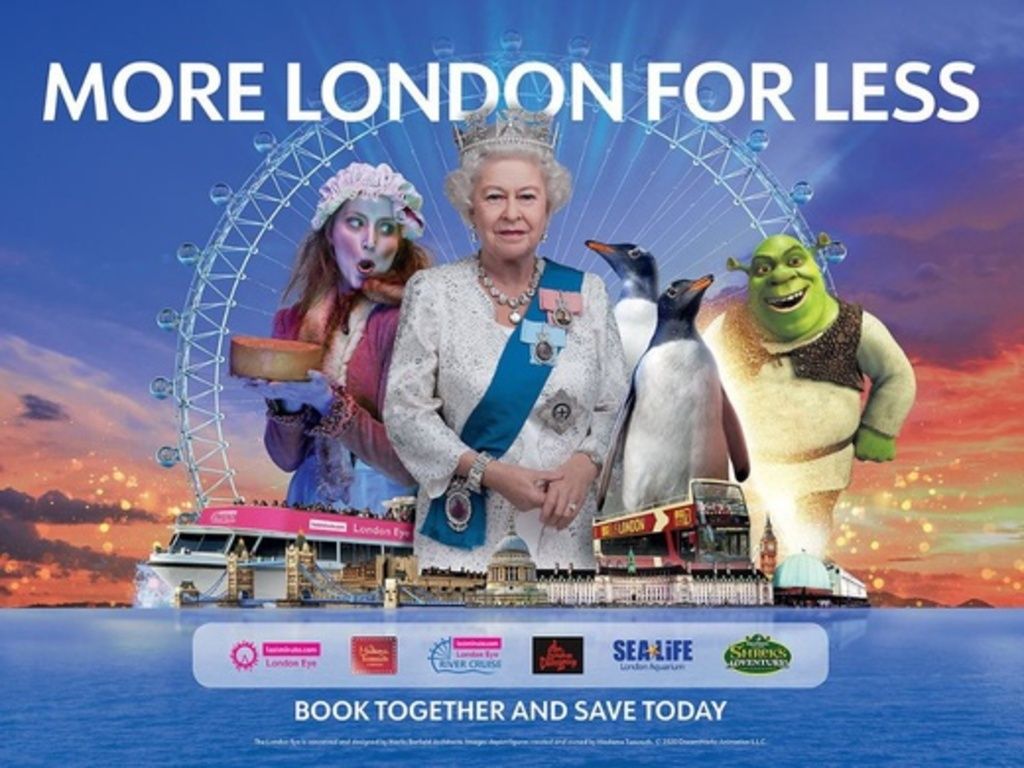 Merlin\u2019s Magical London: 3 Attractions In 1: The London Dungeon & Sea Life & Madame Tussauds