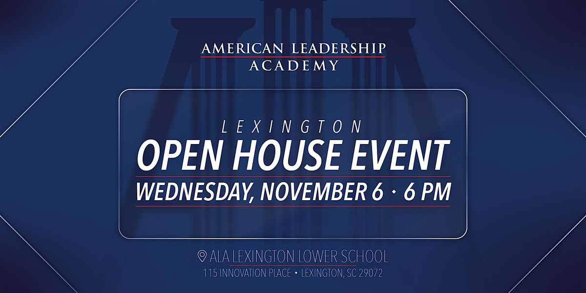 Lexington Lower School Open House: Nov. 6