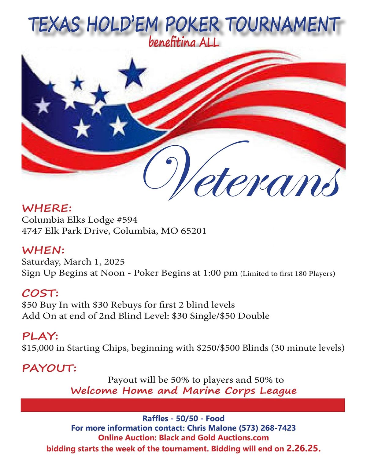 Poker for the Veterans 