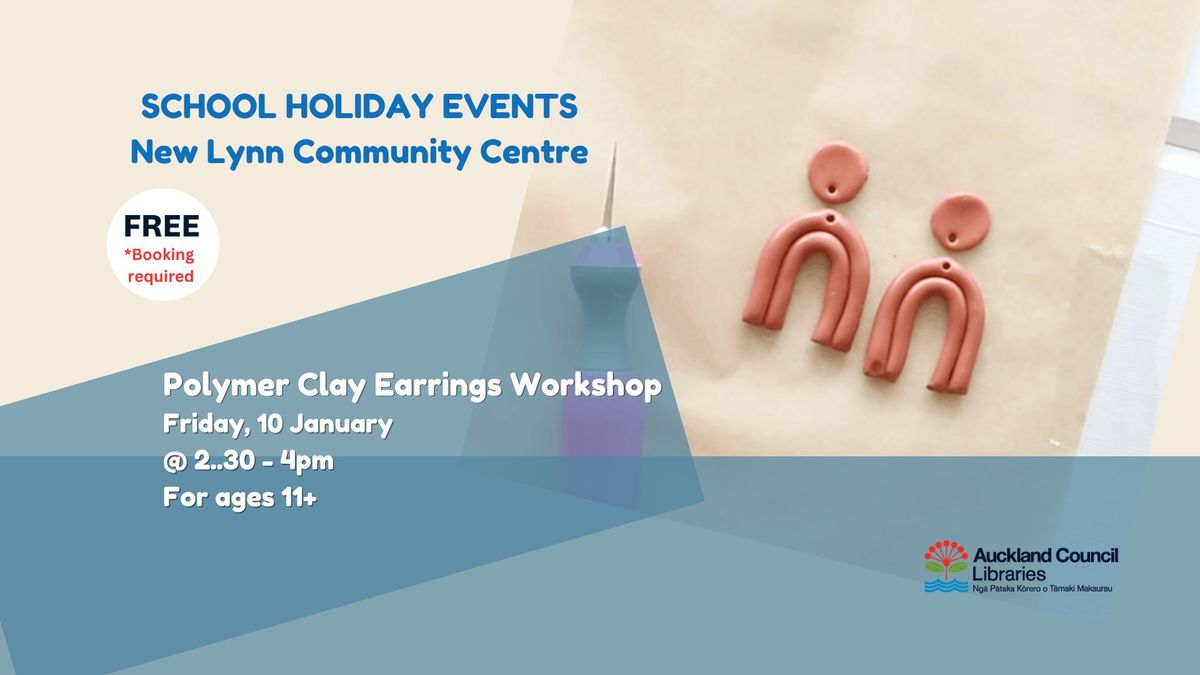 Polymer Clay Earrings Workshop