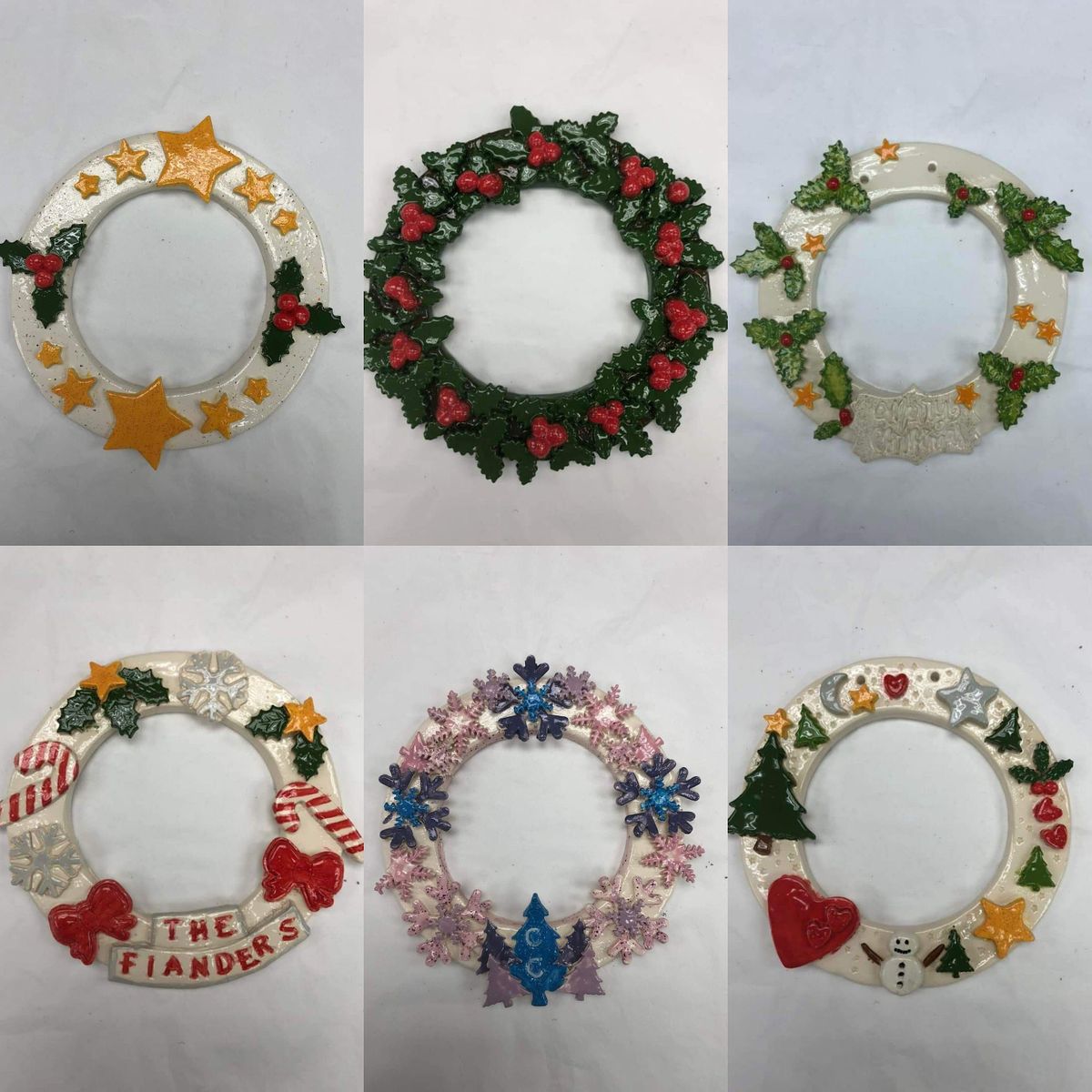Christmas Ceramic Wreath Making & Cocktail Night
